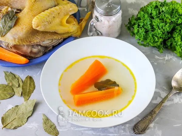 Фото готового блюда: Бульон из петуха