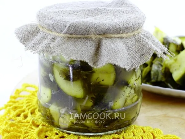 Фото готового блюда: Кабачки как грузди на зиму