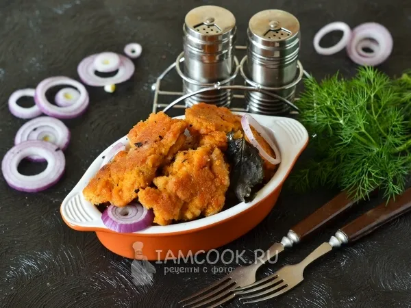 Фото блюда: Жареная икра сазана