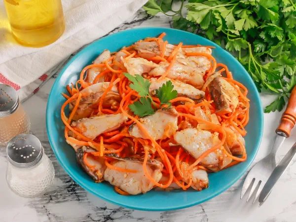 Фото блюда: Хе из белого амура