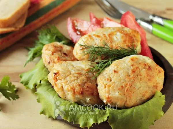 Фото блюда: Котлеты из судака в духовке