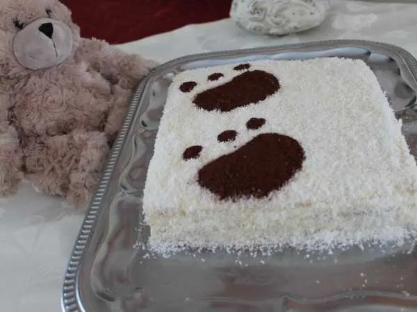 Фото готового блюда: Торт «Мишка на севере»