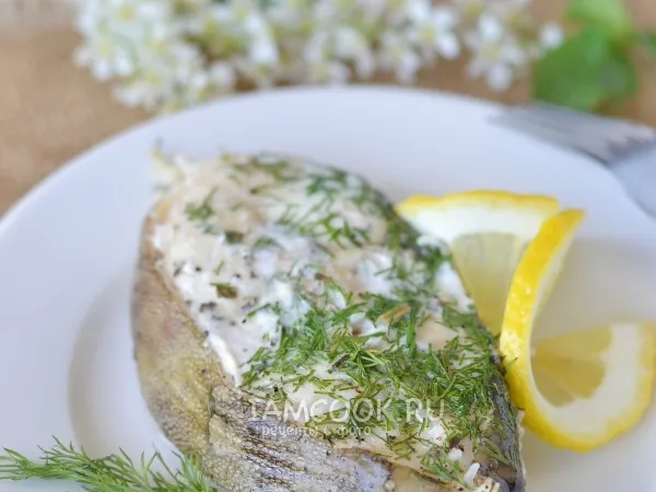 Фото готового блюда: Зубатка на пару в мультиварке