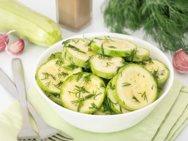 Фото блюда: Маринованные кабачки в рукаве для запекания