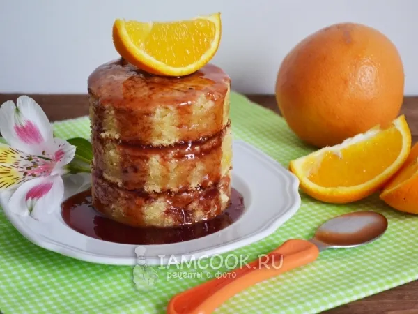 Фото блюда: Постный бисквит