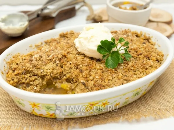 Фото блюда: Фруктовый крамбл