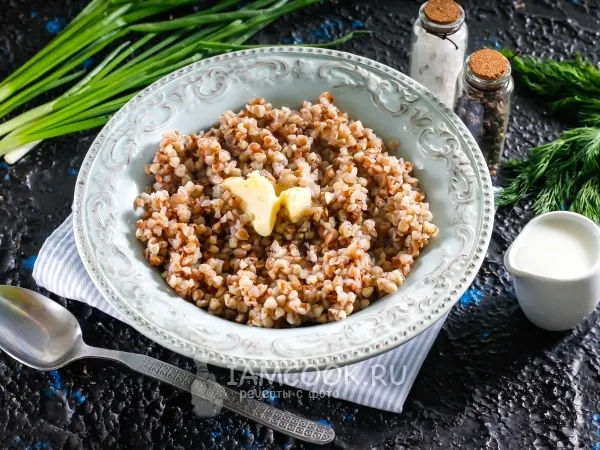 Фото блюда: Гречка в микроволновке