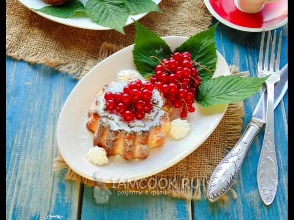 Фото блюда: Творожная запеканка без манки