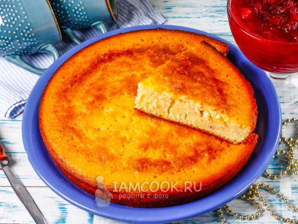 Фото готового блюда: Манник на йогурте