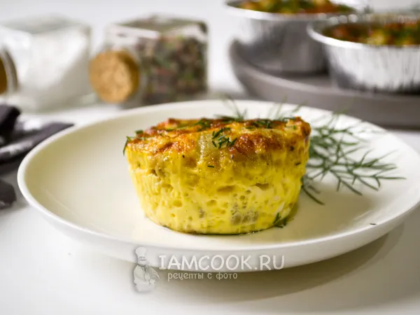 Фото блюда: Омлет с кабачком в аэрогриле
