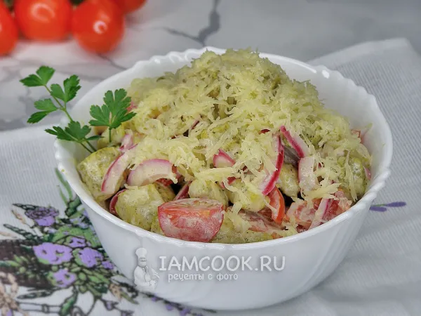 Фото блюда: Салат «Французский поцелуй»