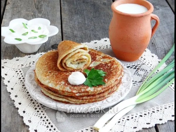 Фото готового блюда: Картофельные блины на дрожжах