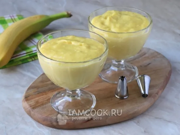 Фото блюда: Банановый заварной крем