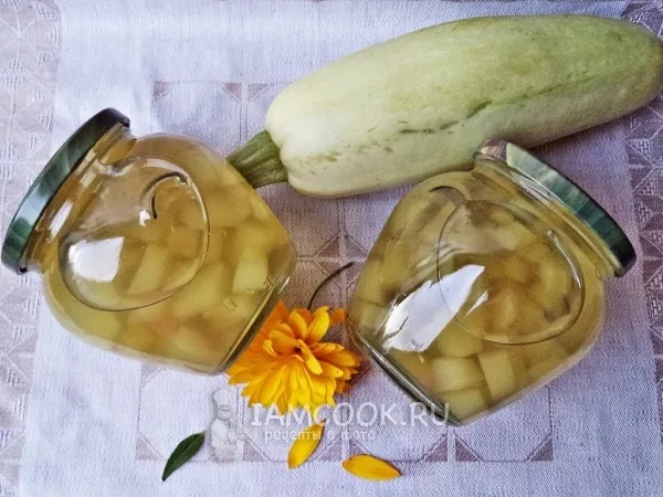 Фото блюда: Компот из кабачков на зиму