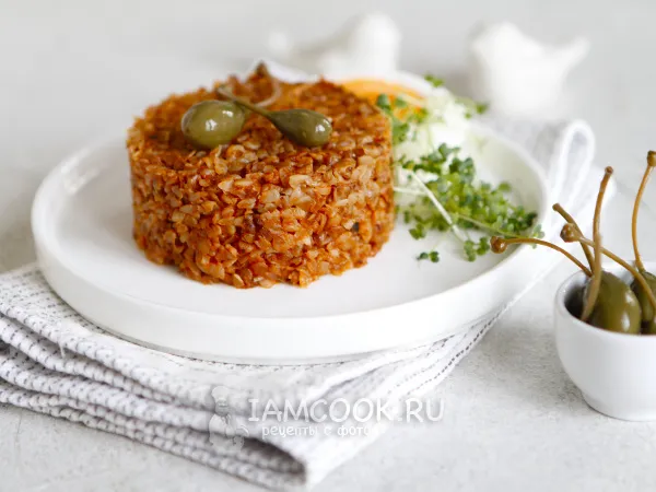 Фото блюда: Гречка в томатном соке