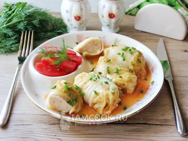 Фото блюда: ПП голубцы из пекинской капусты