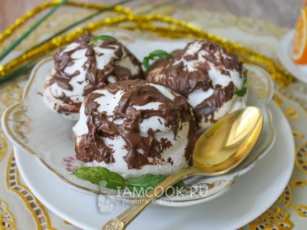 Фото готового блюда: Зефир в шоколаде