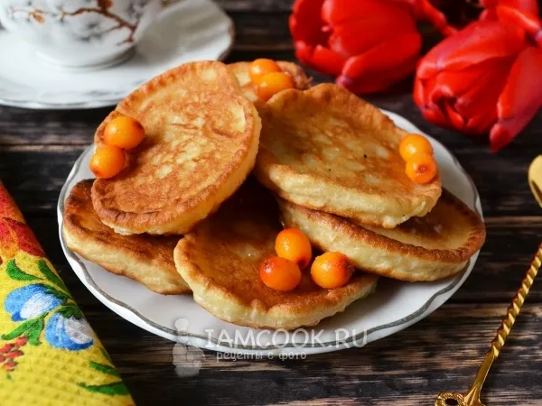 Фото блюда: Оладьи на кефире без соды