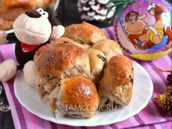 Фото готового блюда: Сладкий обезьяний хлеб