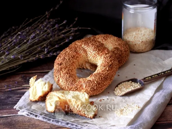 Фото блюда: Турецкий бублик симит (сьмит)