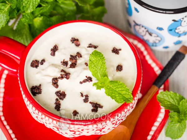 Фото блюда: Ленивая овсянка с йогуртом в банке