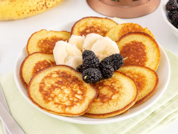 Фото блюда: Банановые оладьи ПП с рисовой мукой