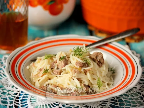 Фото блюда: Вермишель с курицей