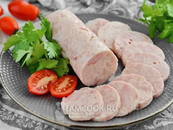 Фото блюда: Домашняя колбаса из кролика