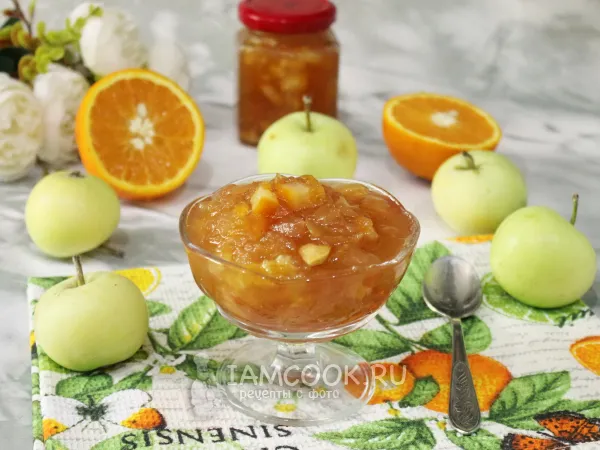 Фото блюда: Варенье из яблок «Белый налив» с апельсинами