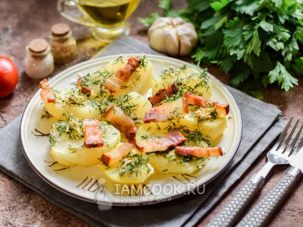 Фото готового блюда: Чесночная картошка