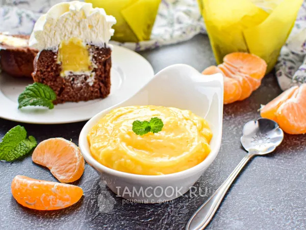 Фото блюда: Мандариновый курд для капкейков