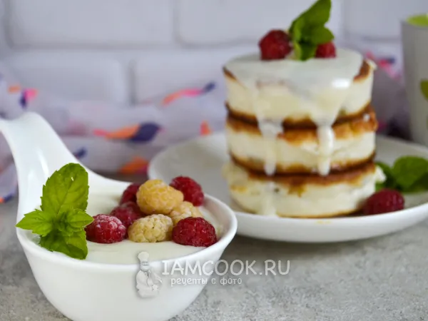 Фото блюда: Соус для сырников (3 рецепта)