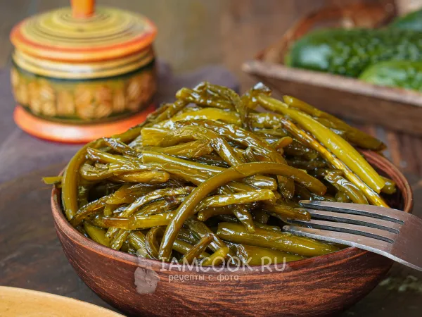 Фото блюда: Черемша из чесночных стрелок