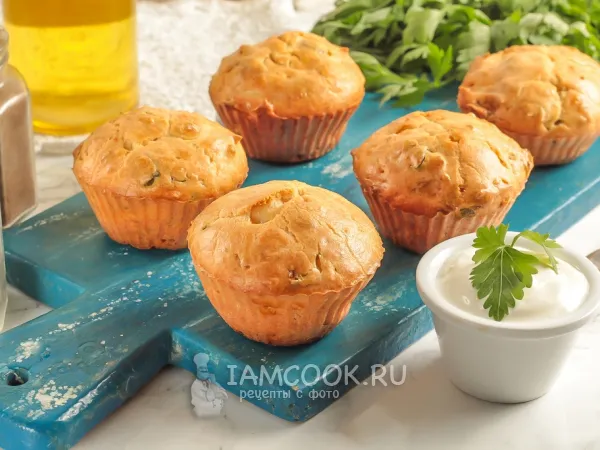 Фото блюда: Капустные кексы (маффины)