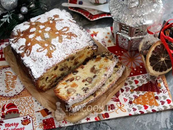 Фото блюда: Рождественский кекс в хлебопечке