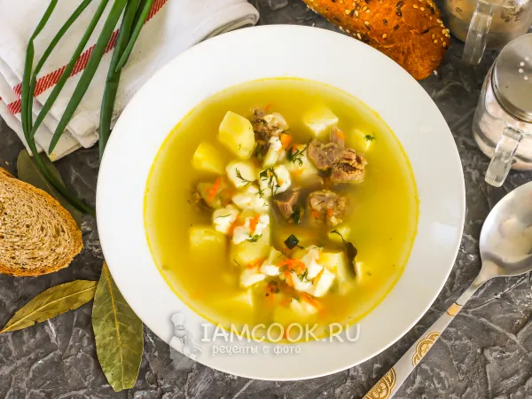 Фото готового блюда: Суп с брынзой