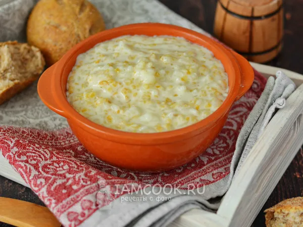 Фото блюда: Рисово-пшеничная каша на молоке