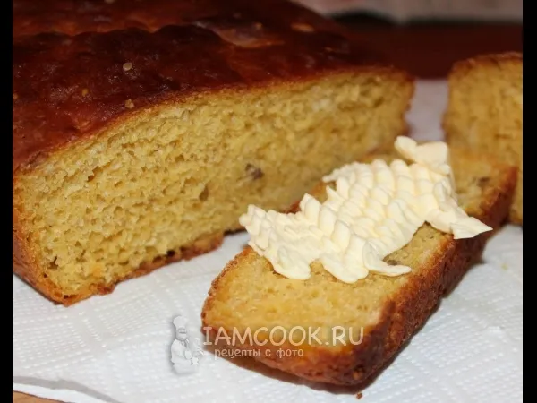 Фото готового блюда: Тыквенно-пшеничный хлеб в духовке