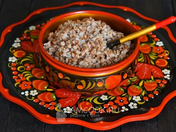 Фото готового блюда: Вязкая гречневая каша на воде (по технологической карте)