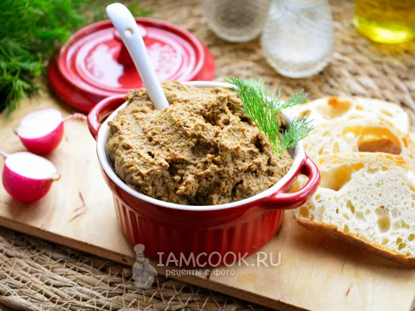 Фото блюда: Паштет из куриной и говяжьей печени