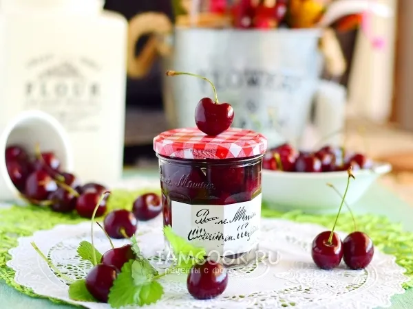 Фото готового блюда: Черешня в сиропе на зиму