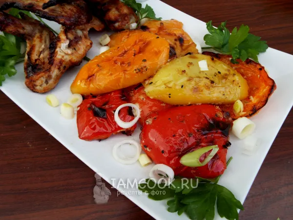 Фото блюда: Перец на гриле