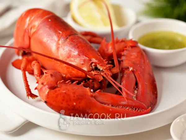Фото блюда: Лобстер вареный