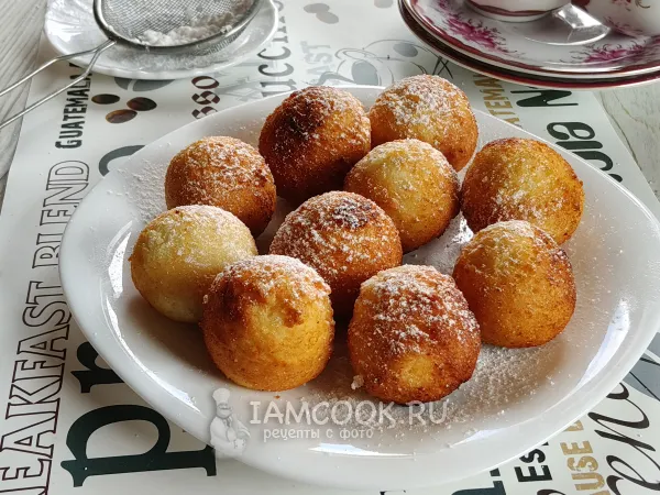 Фото блюда: Кваркини (пончики)
