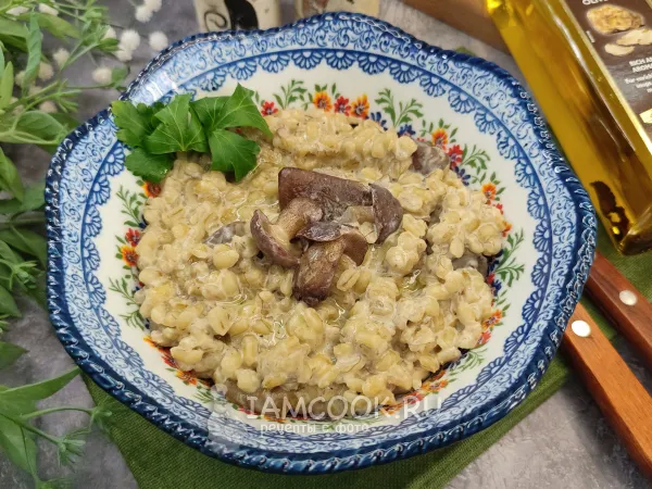 Фото блюда: Перлотто с грибами
