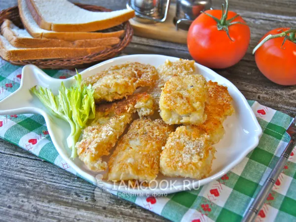 Фото блюда: Треска в панировке