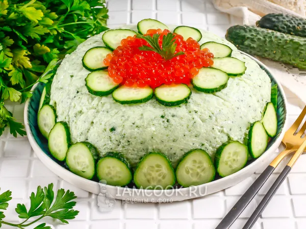 Фото блюда: Огуречный торт