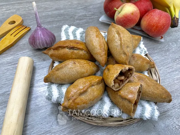 Фото готового блюда: ПП пирожки с яблоками