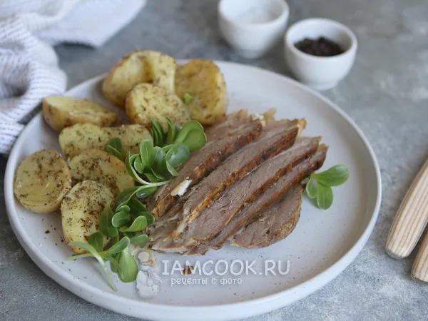 Фото блюда: Баранья лопатка, запеченная в фольге в духовке