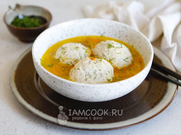 Фото готового блюда: Куриные тефтели с творогом